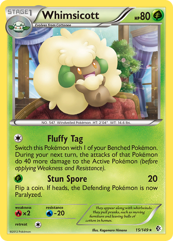 Whimsicott (15/149) [Black & White: Boundaries Crossed]