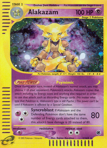 Alakazam (1/165) [Expedition: Base Set]