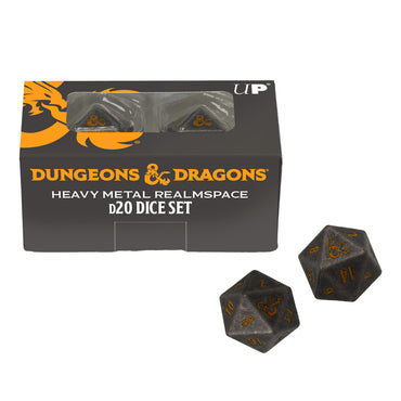 Ultra PRO: Heavy Metal Dice - Dungeons & Dragons (2ct D20 / Realmspace)