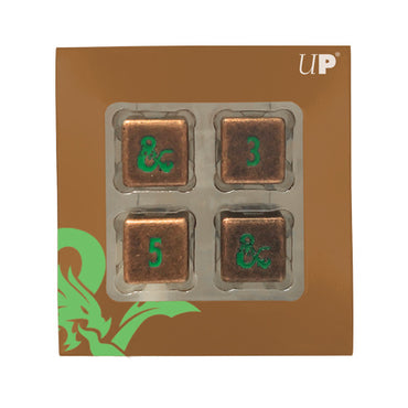 Ultra PRO: Heavy Metal Dice - 4-Dice Set (Feywild Copper)