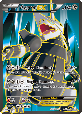 Aggron EX (153/160) [XY: Primal Clash]