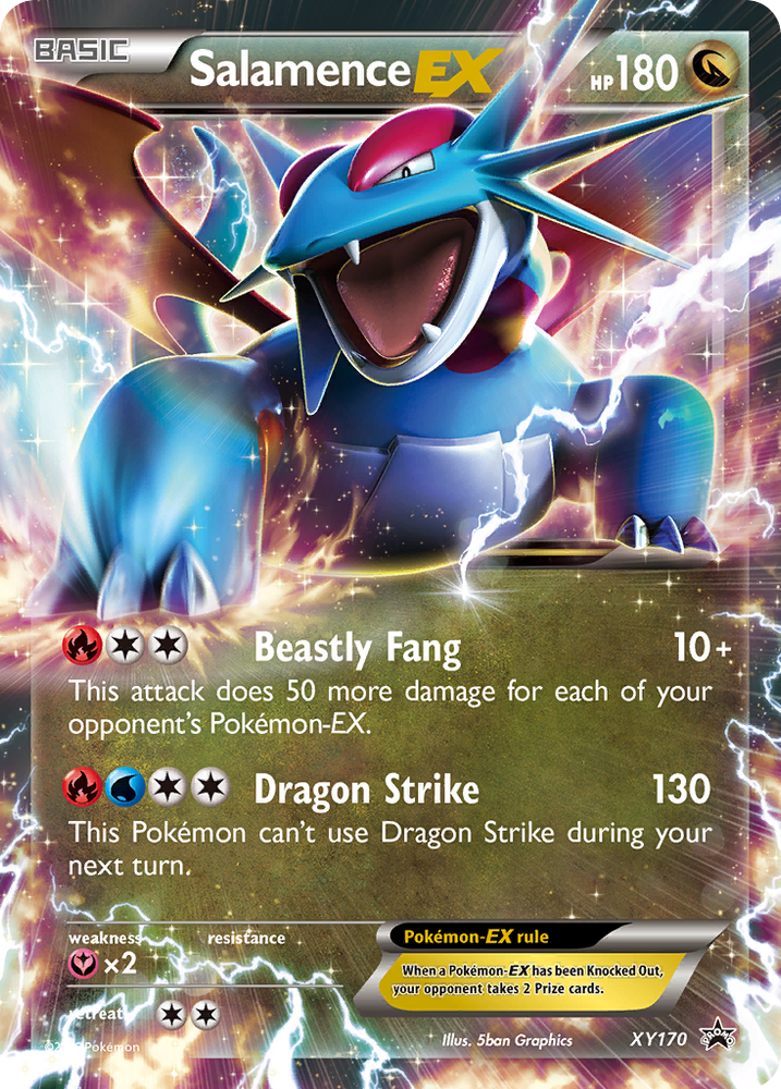 Salamence EX (XY170) [XY: Black Star Promos]