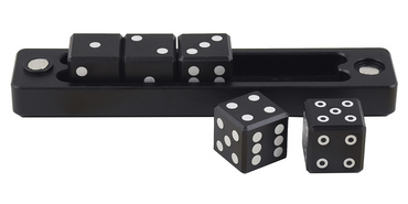 Ultra PRO: Gravity Dice - D6 (5-Dice Set / Black)